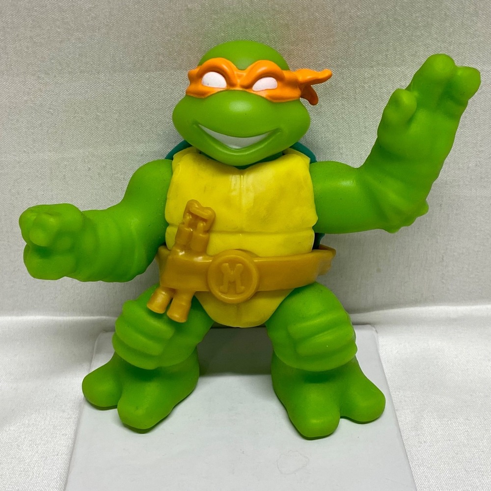 TMNT Michelangelo Gel Figurine 2024 Nickelodeon Heroes of Goo Jit Zu Exclusive